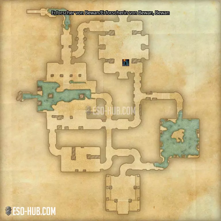 Erforscher von Bewan/Erforscherin von Bewan in Bewan Karte