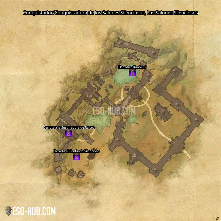 Conquistador/Conquistadora de los Salones Silenciosos en Los Salones Silenciosos mapa