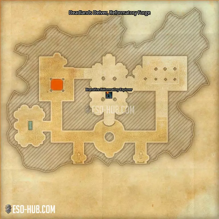 Deadlands Delver in Reformatory Forge map