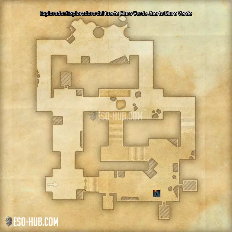 Explorador/Exploradora del fuerte Muro Verde en fuerte Muro Verde mapa