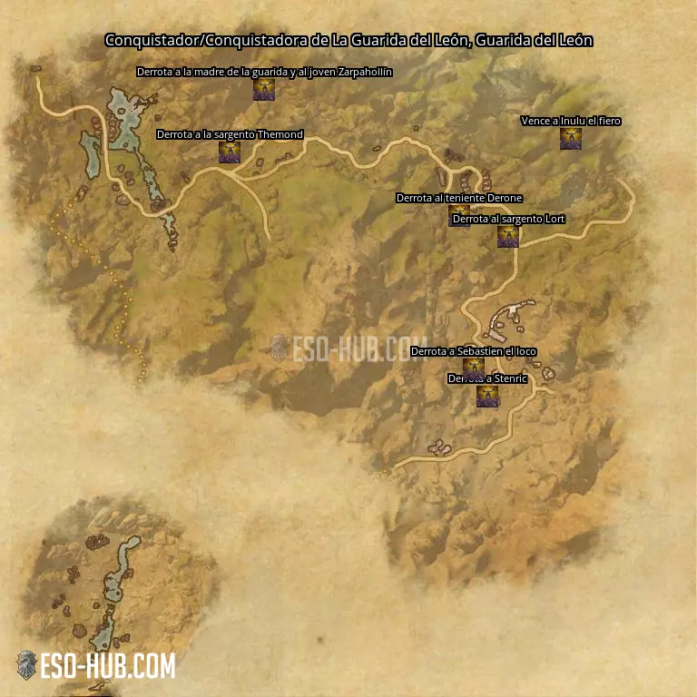 Conquistador/Conquistadora de La Guarida del León en Guarida del León mapa