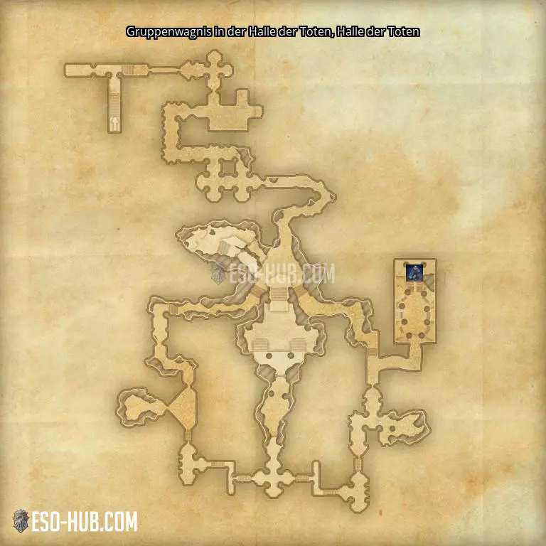 Gruppenwagnis in der Halle der Toten in Halle der Toten Karte