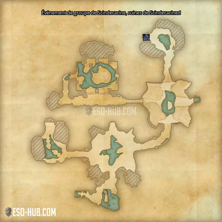 Événement de groupe de Scinderacine dans ruines de Scinderacined carte