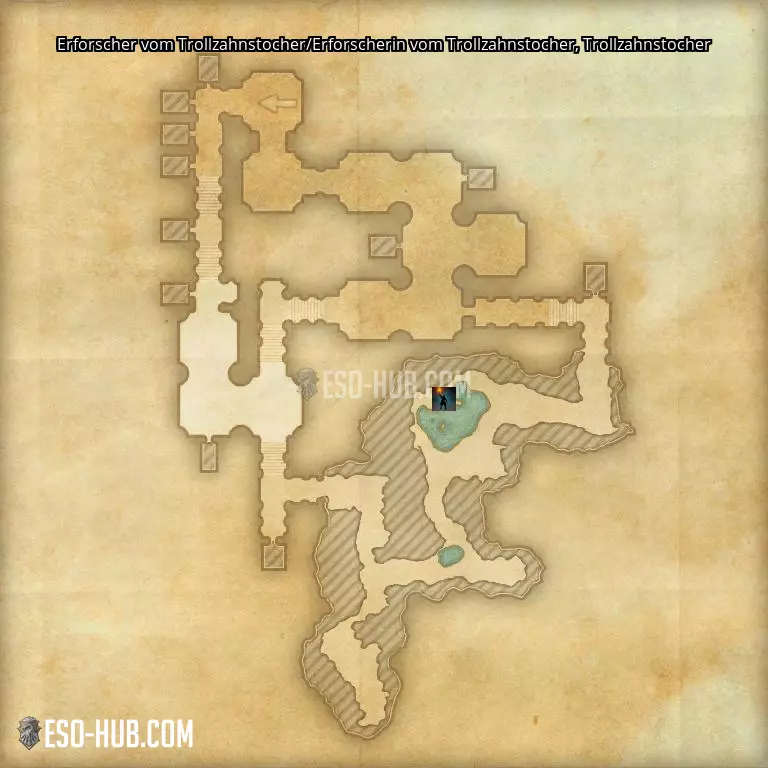 Erforscher vom Trollzahnstocher/Erforscherin vom Trollzahnstocher in Trollzahnstocher Karte