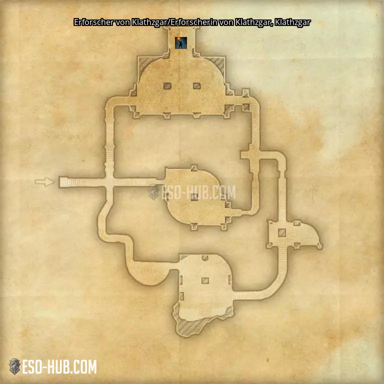 Erforscher von Klathzgar/Erforscherin von Klathzgar in Klathzgar Karte