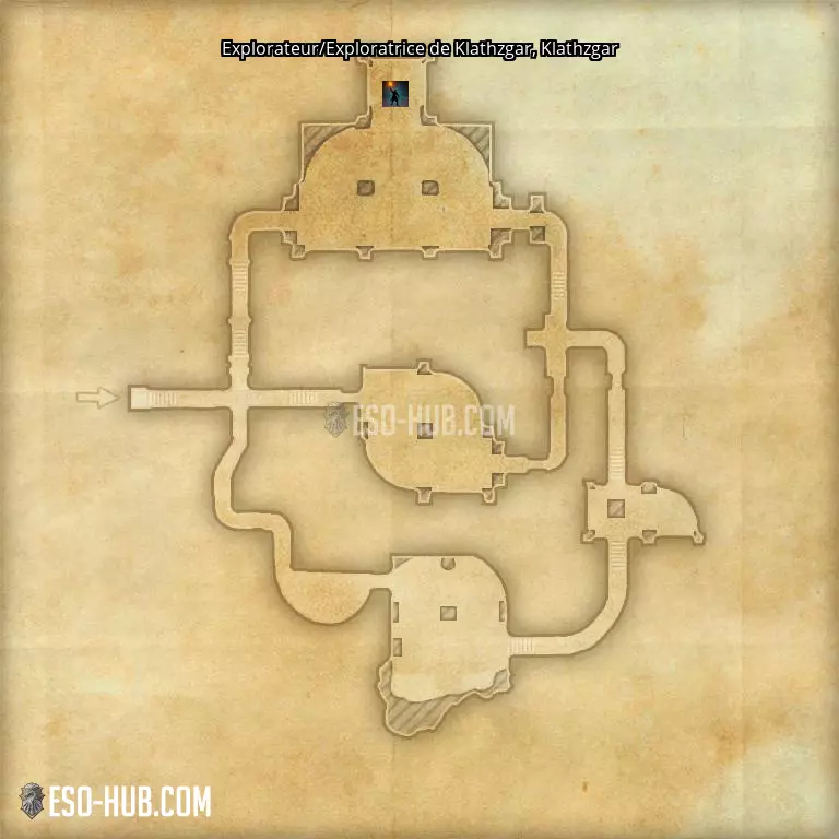 Explorateur/Exploratrice de Klathzgar dans Klathzgar carte