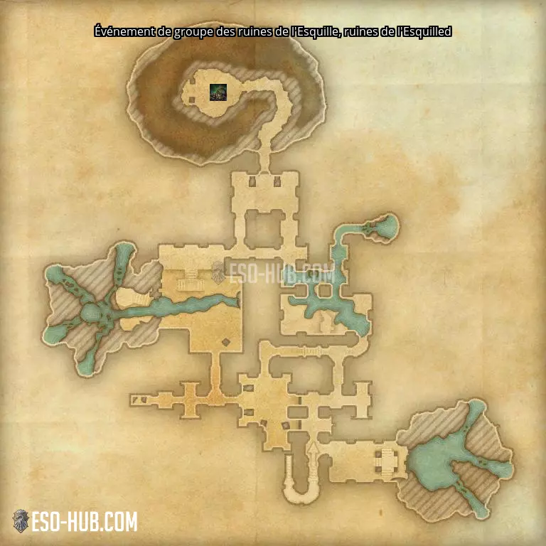 Événement de groupe des ruines de l'Esquille dans ruines de l'Esquilled carte