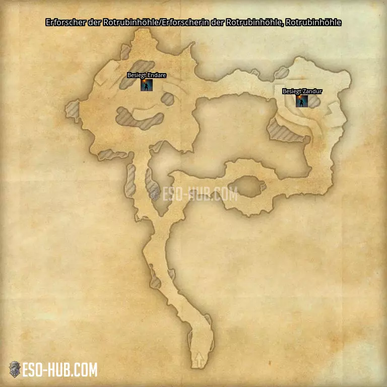 Erforscher der Rotrubinhöhle/Erforscherin der Rotrubinhöhle in Rotrubinhöhle Karte