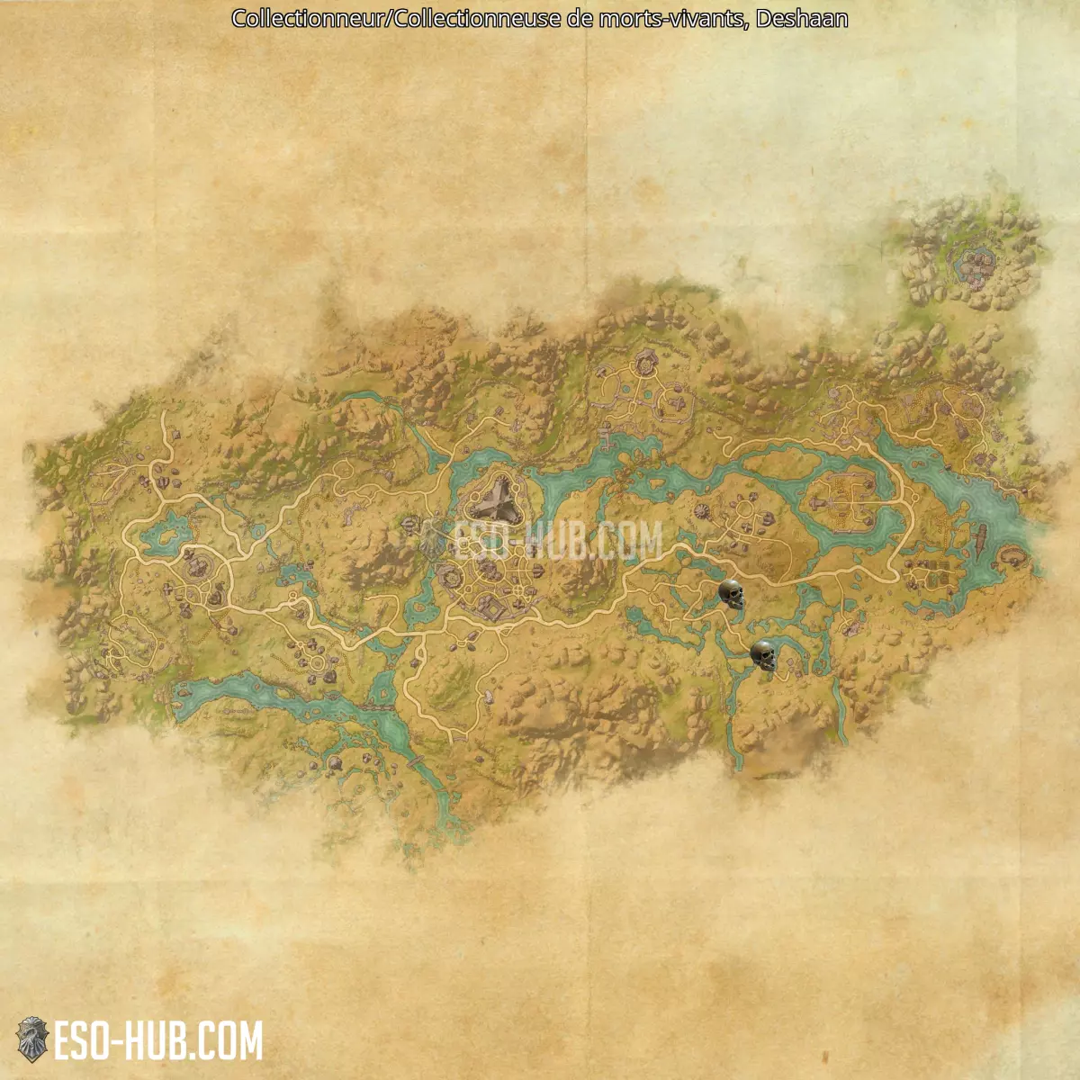 Collectionneur/Collectionneuse de morts-vivants dans Deshaan carte