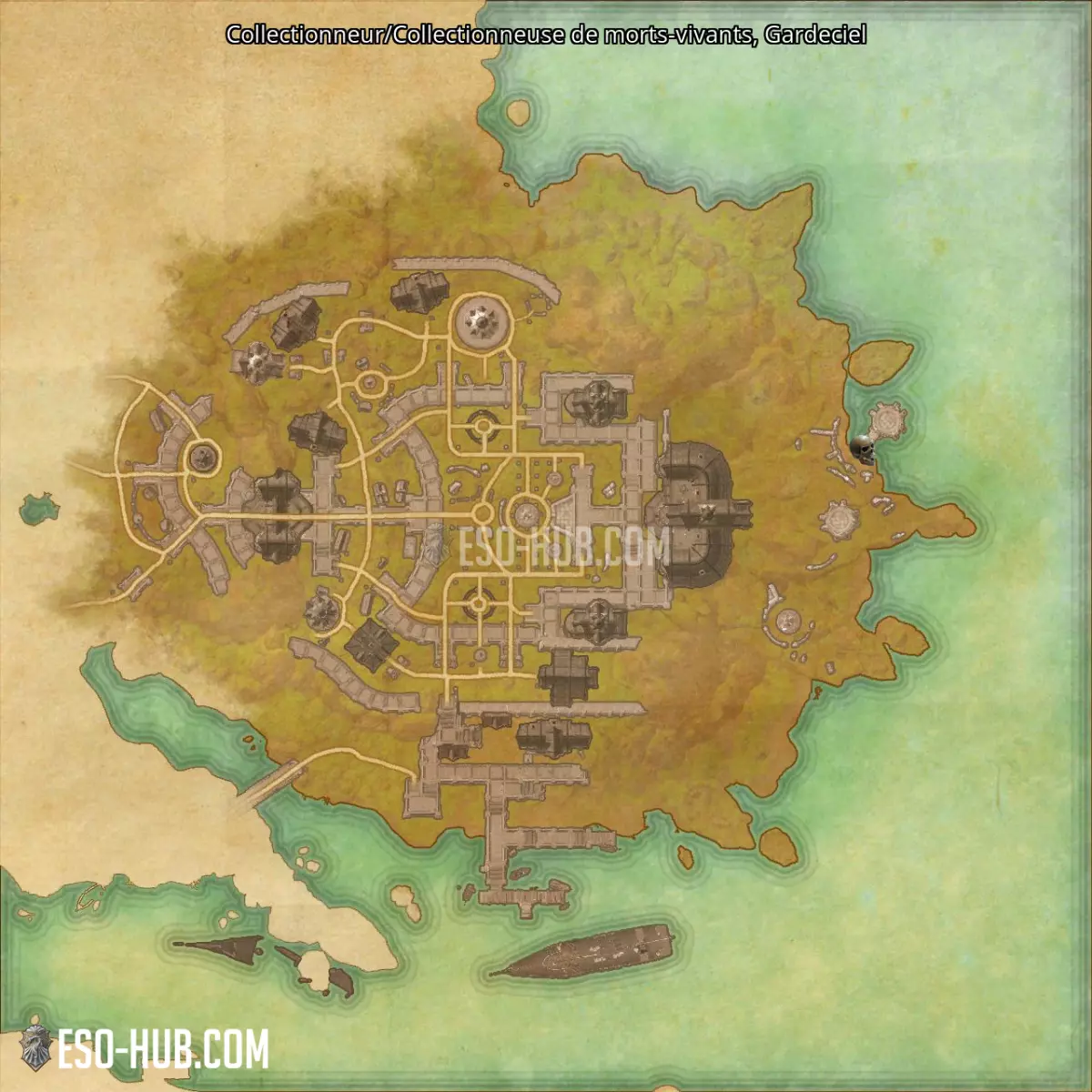 Collectionneur/Collectionneuse de morts-vivants dans Gardeciel carte