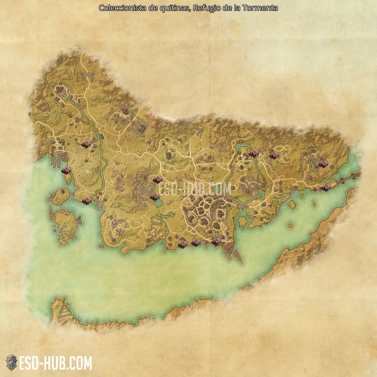 Coleccionista de quitinas en Refugio de la Tormenta mapa