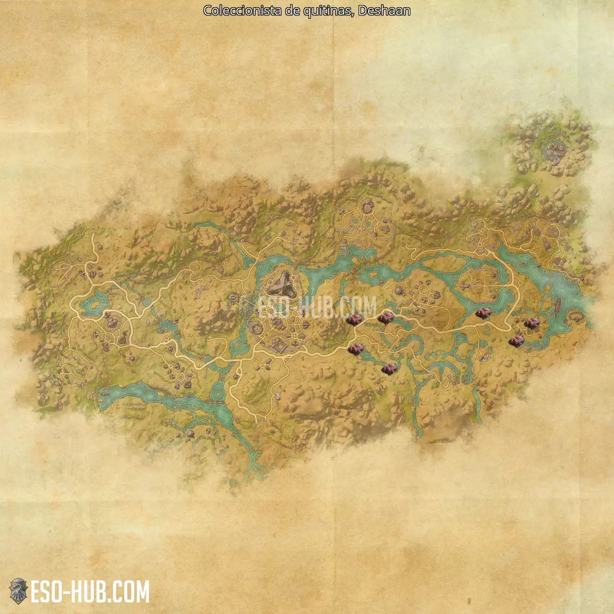 Coleccionista de quitinas en Deshaan mapa