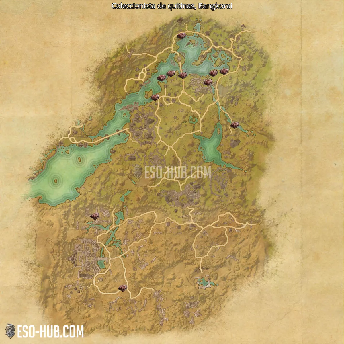 Coleccionista de quitinas en Bangkorai mapa