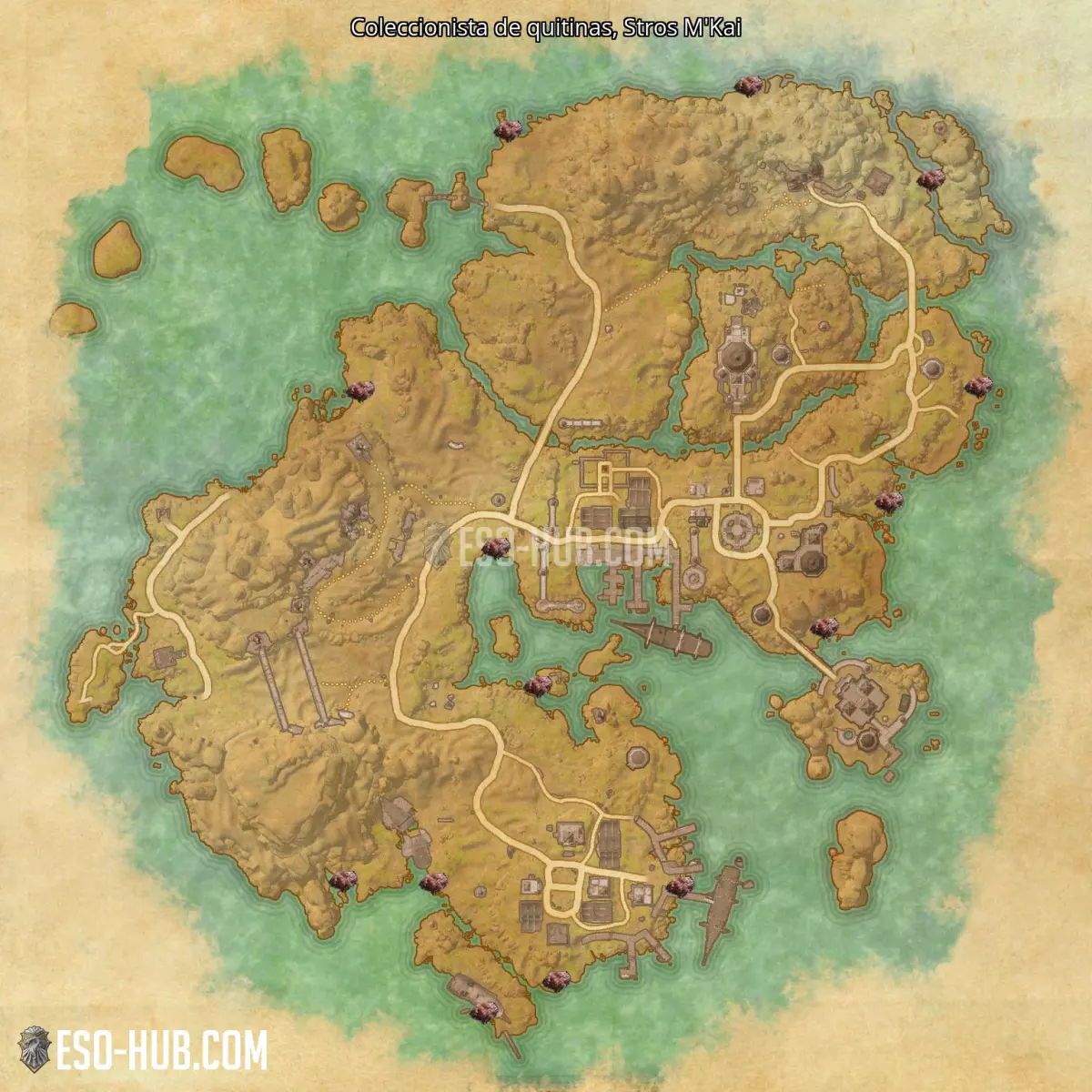 Coleccionista de quitinas en Stros M'Kai mapa