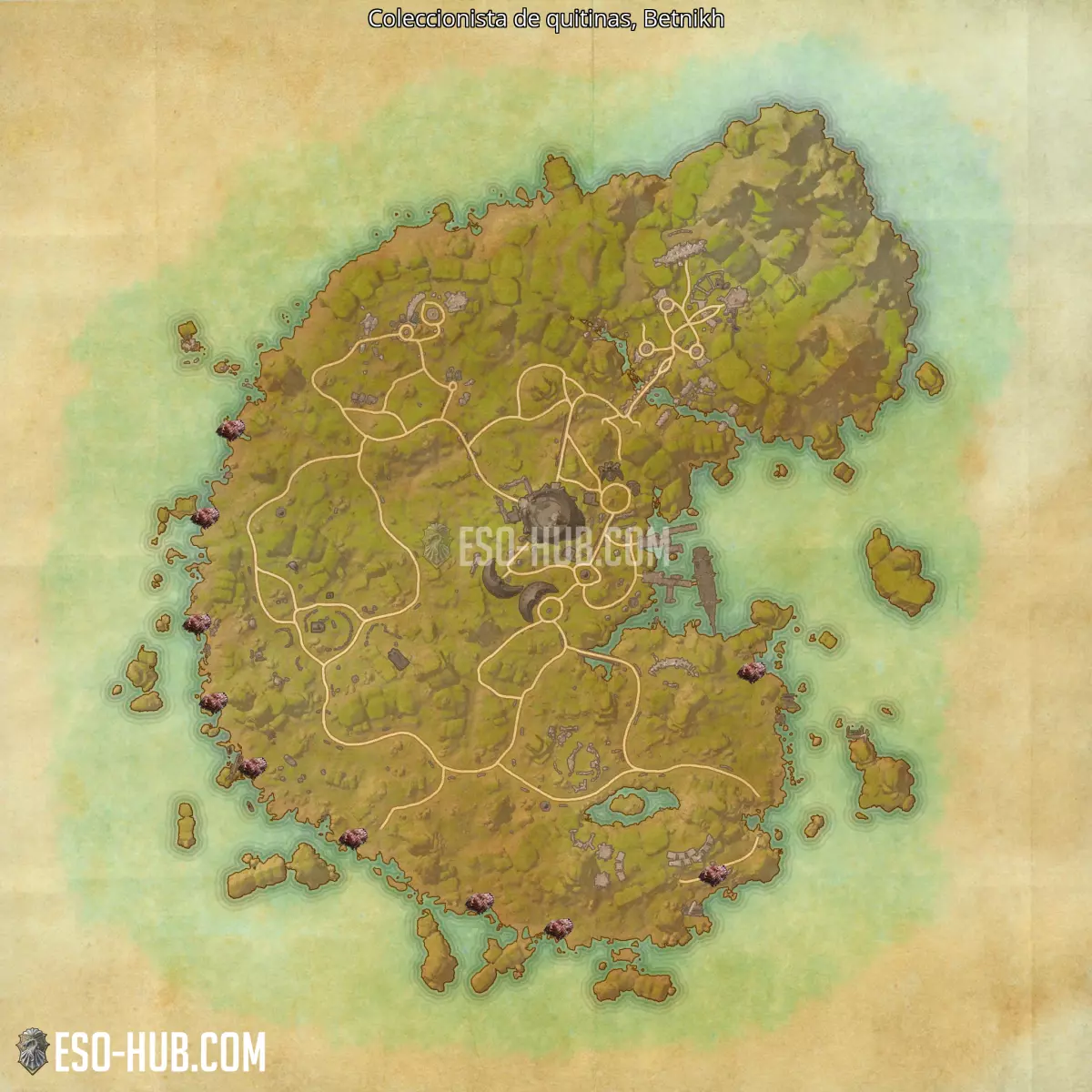 Coleccionista de quitinas en Betnikh mapa