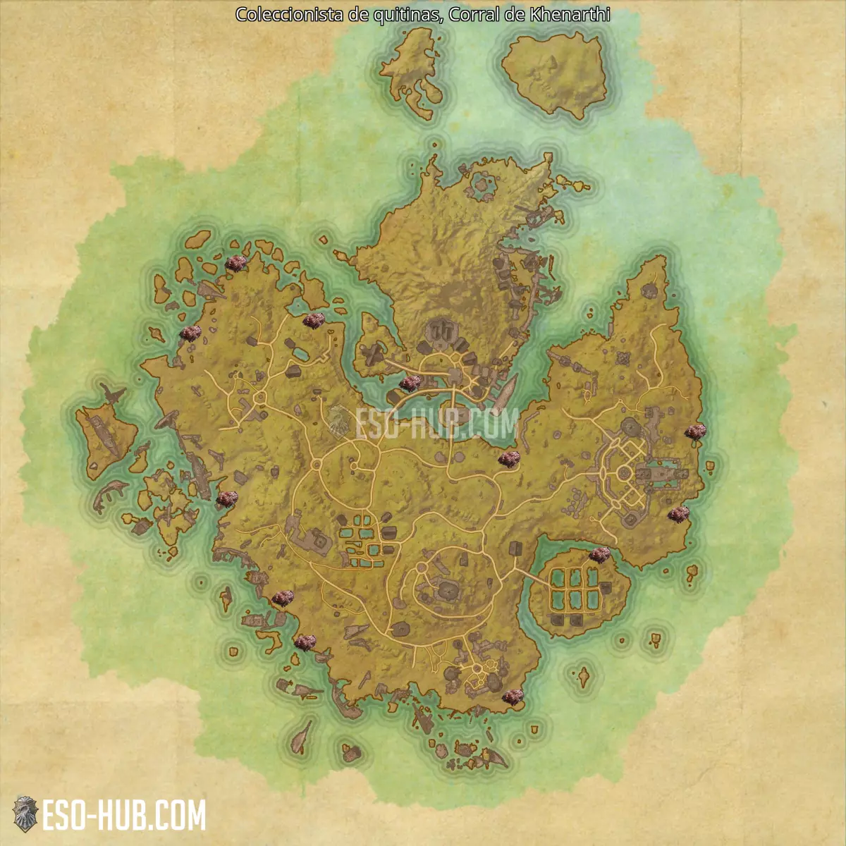 Coleccionista de quitinas en Corral de Khenarthi mapa