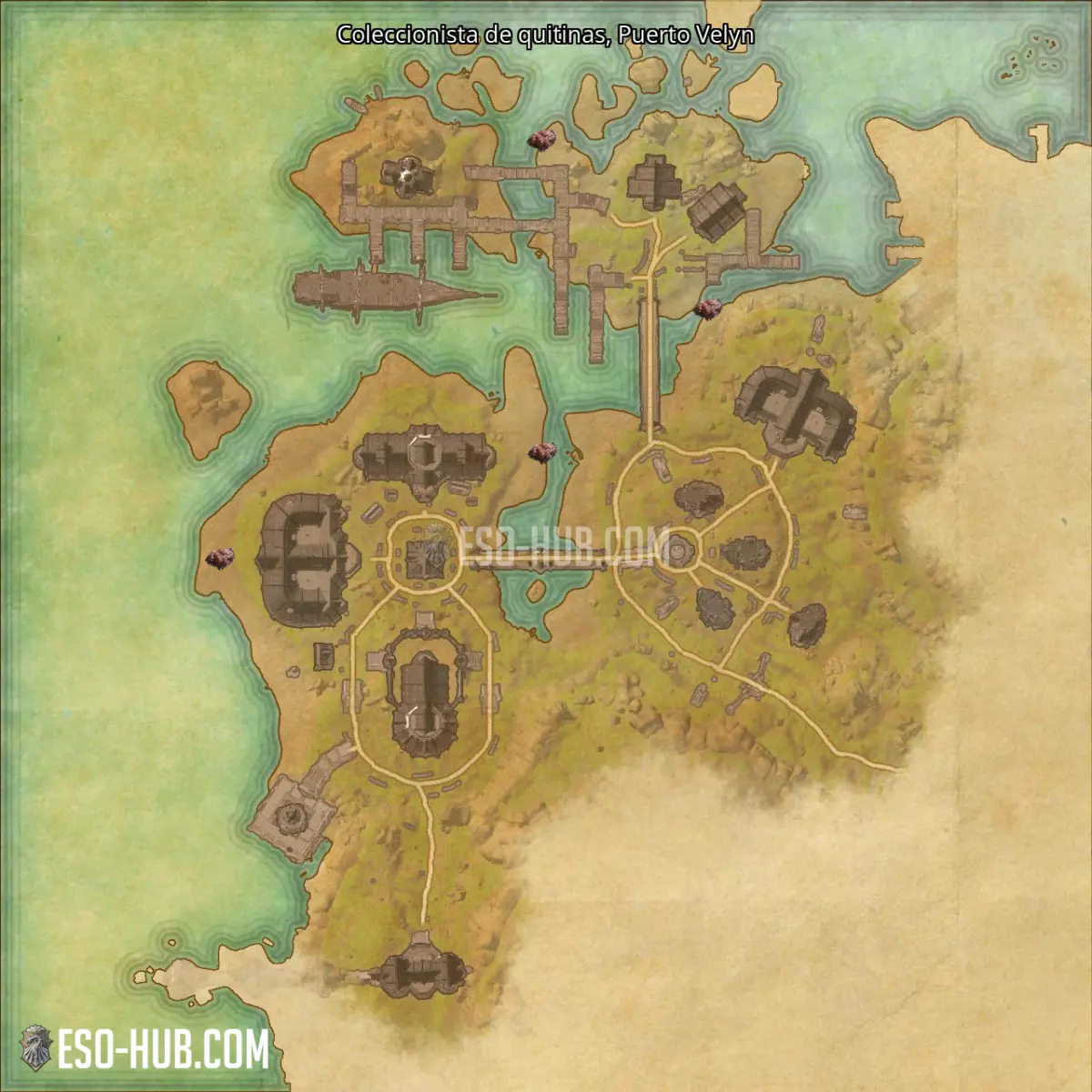 Coleccionista de quitinas en Puerto Velyn mapa