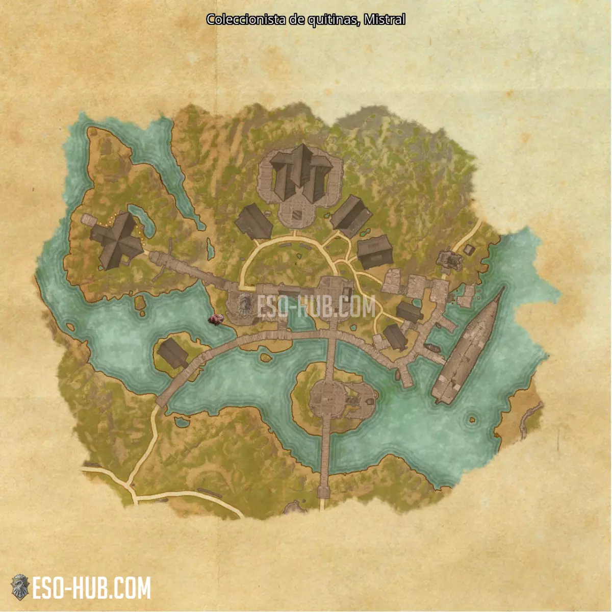 Coleccionista de quitinas en Mistral mapa