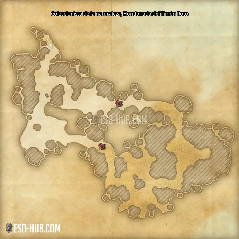 Coleccionista de la naturaleza en Hondonada del Timón Roto mapa