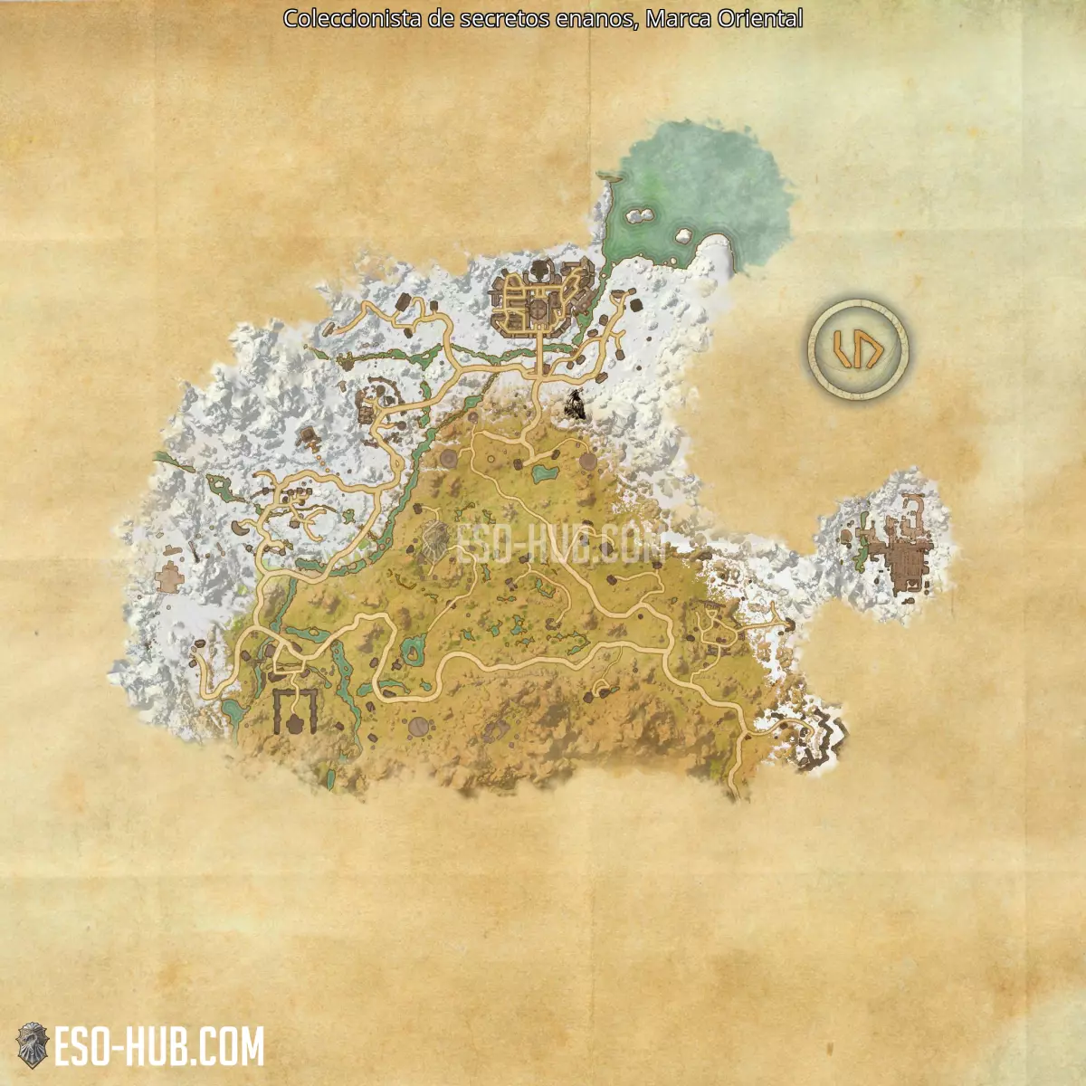 Coleccionista de secretos enanos en Marca Oriental mapa