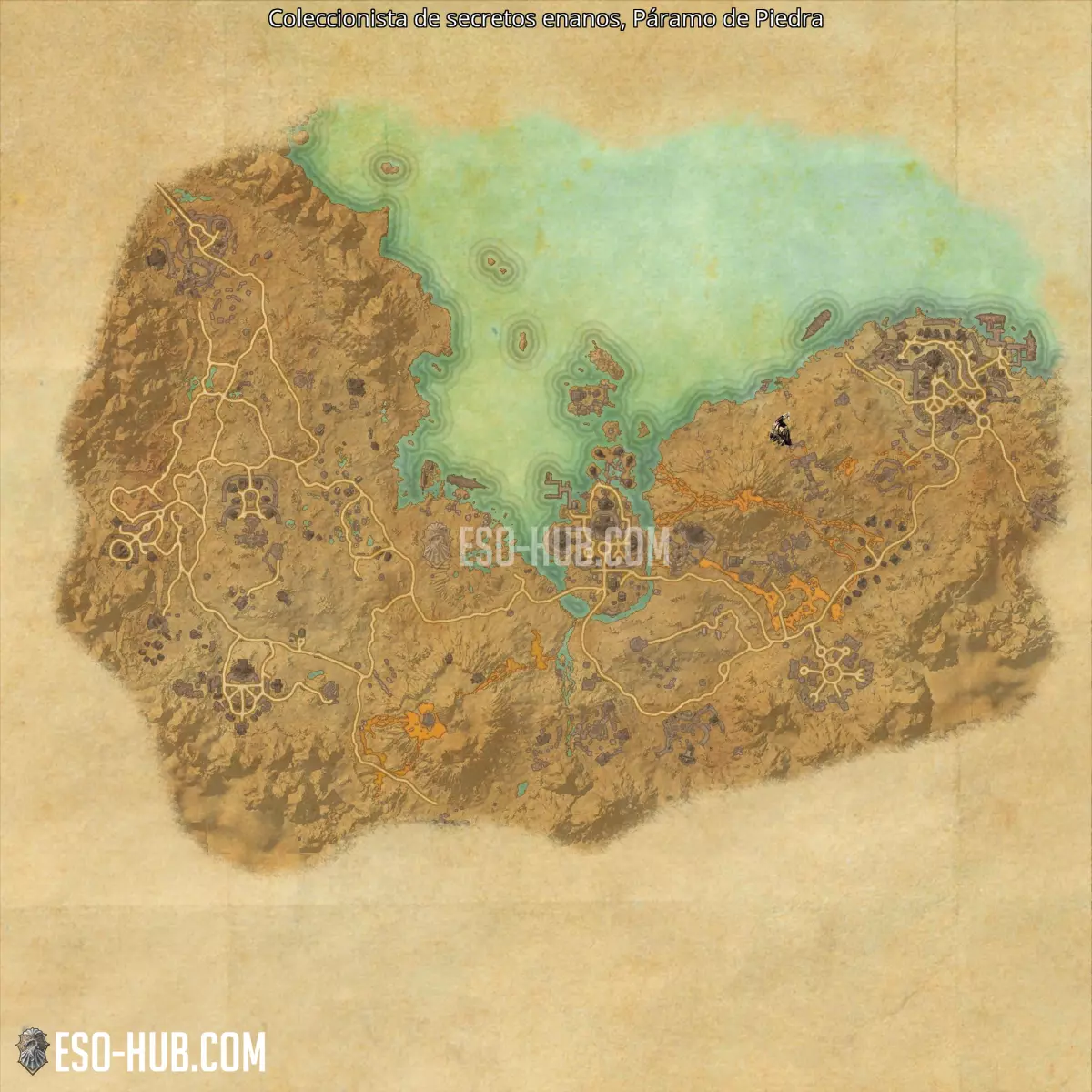 Coleccionista de secretos enanos en Páramo de Piedra mapa
