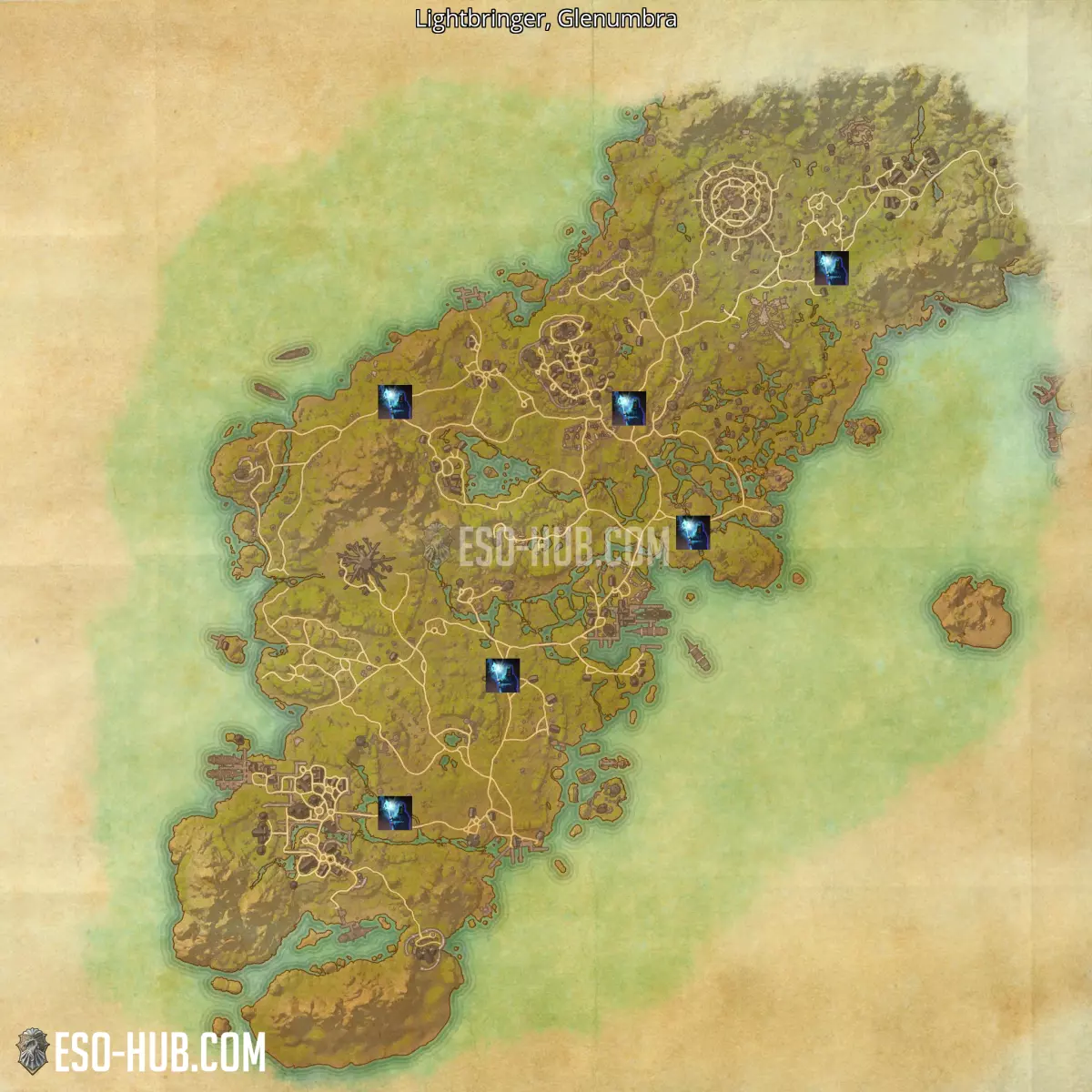 Lightbringer in Glenumbra map