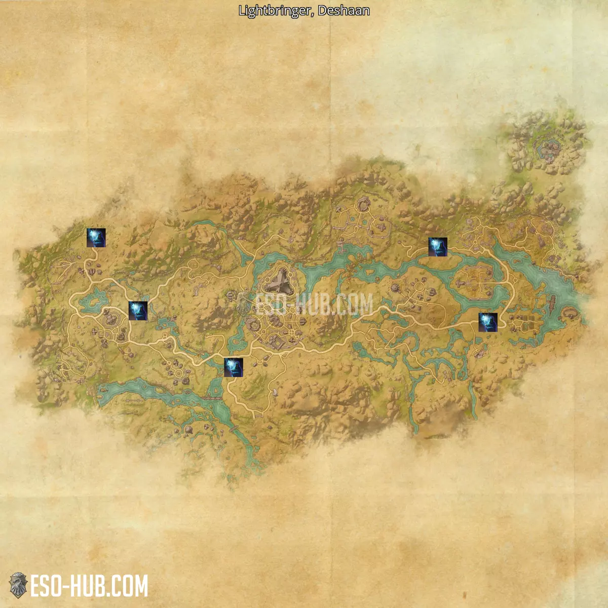 Lightbringer in Deshaan map