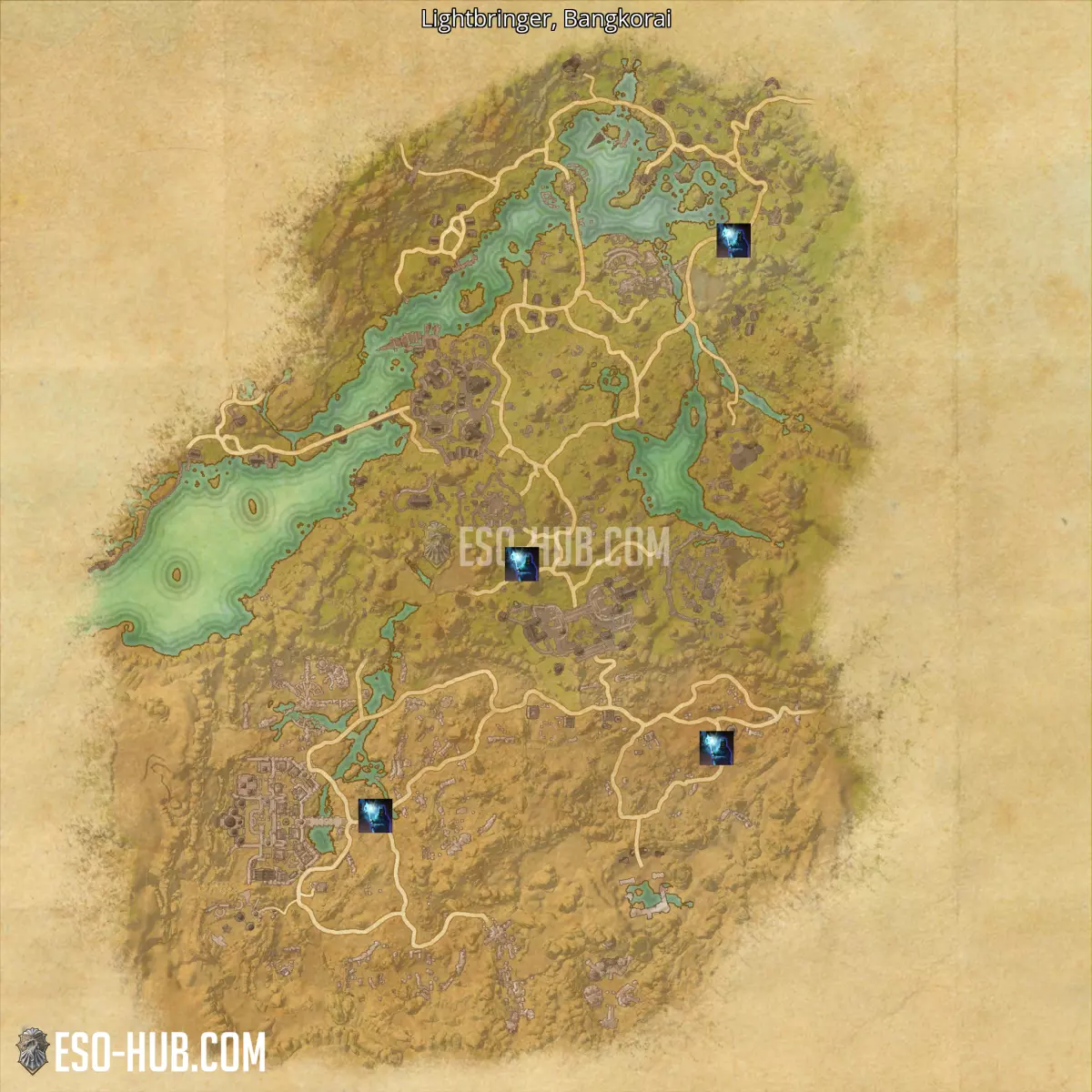 Lightbringer in Bangkorai map