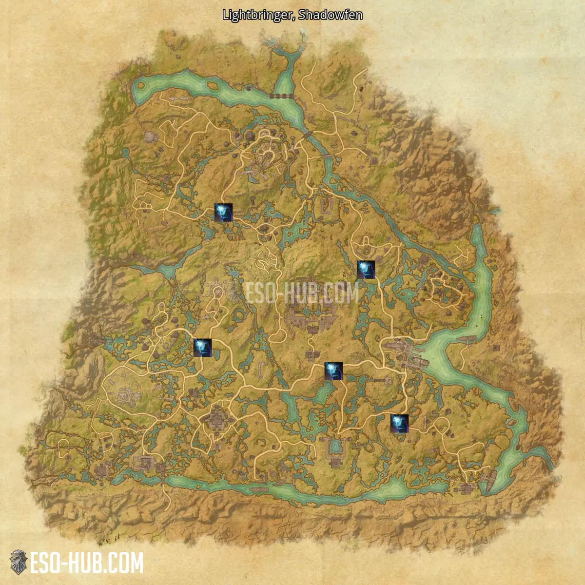 Lightbringer in Shadowfen map