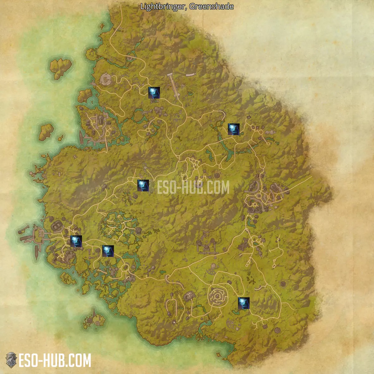 Lightbringer in Greenshade map