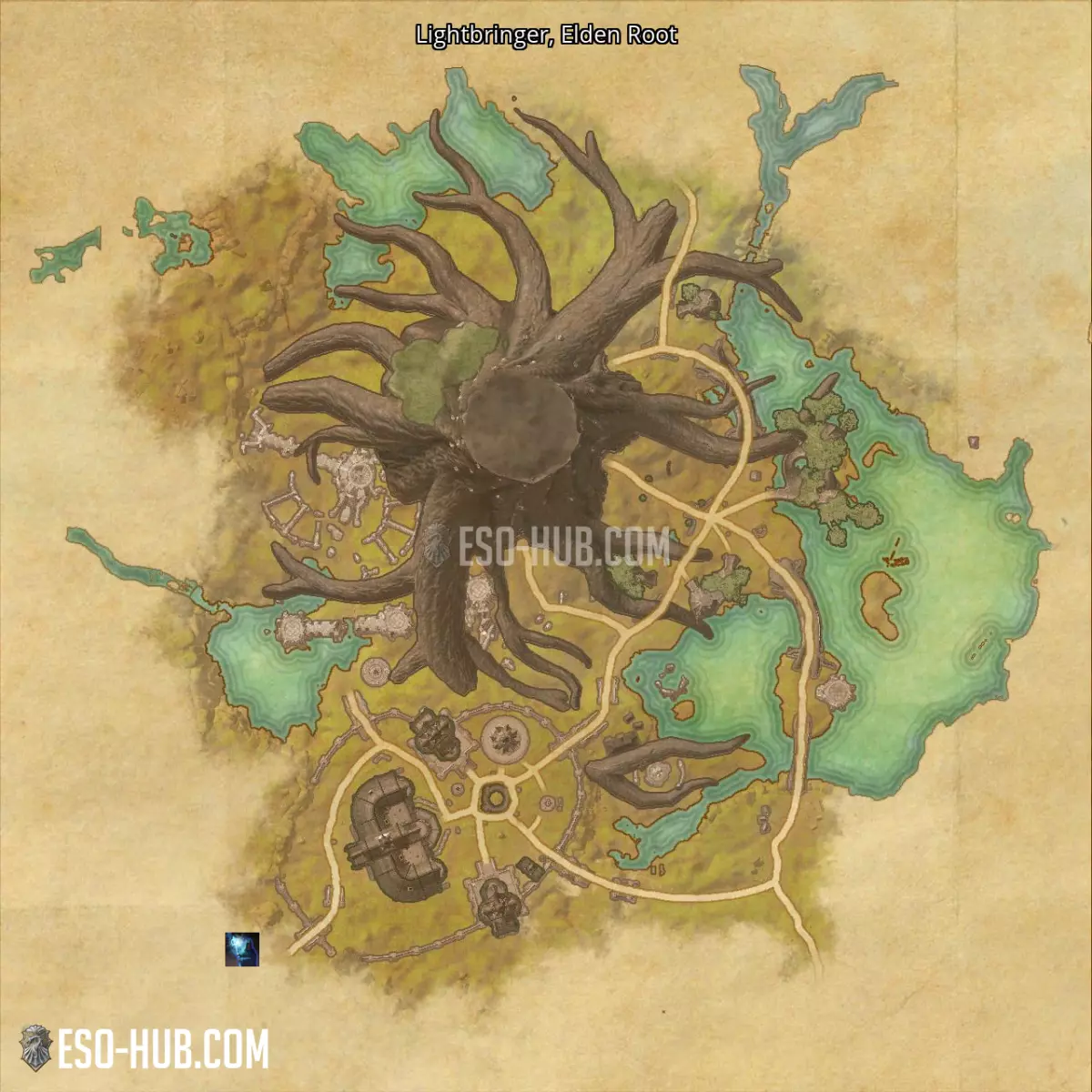 Lightbringer in Elden Root map