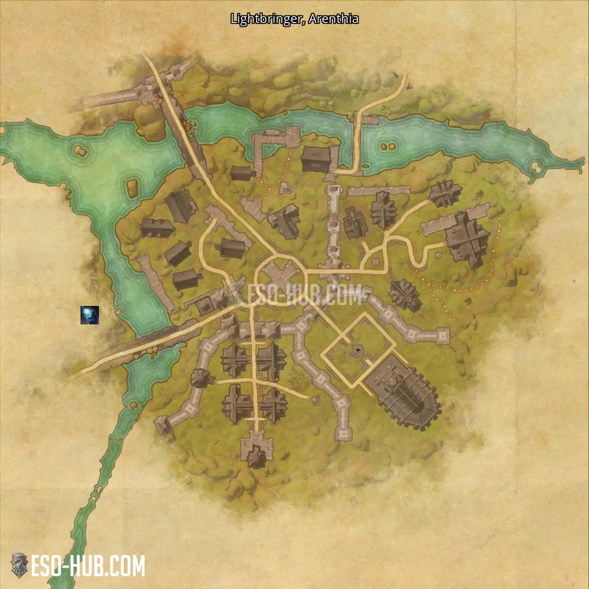 Lightbringer in Arenthia map