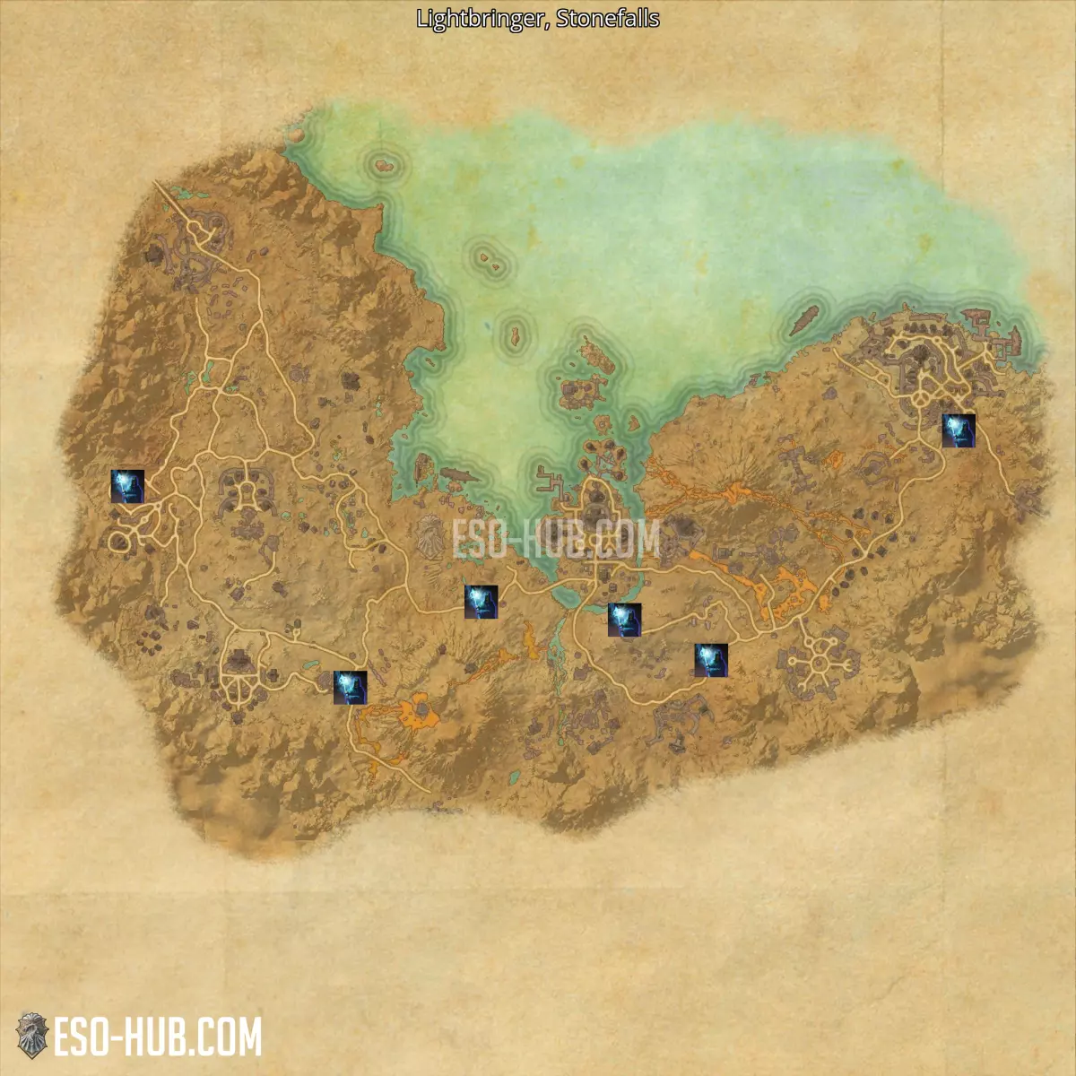 Lightbringer in Stonefalls map
