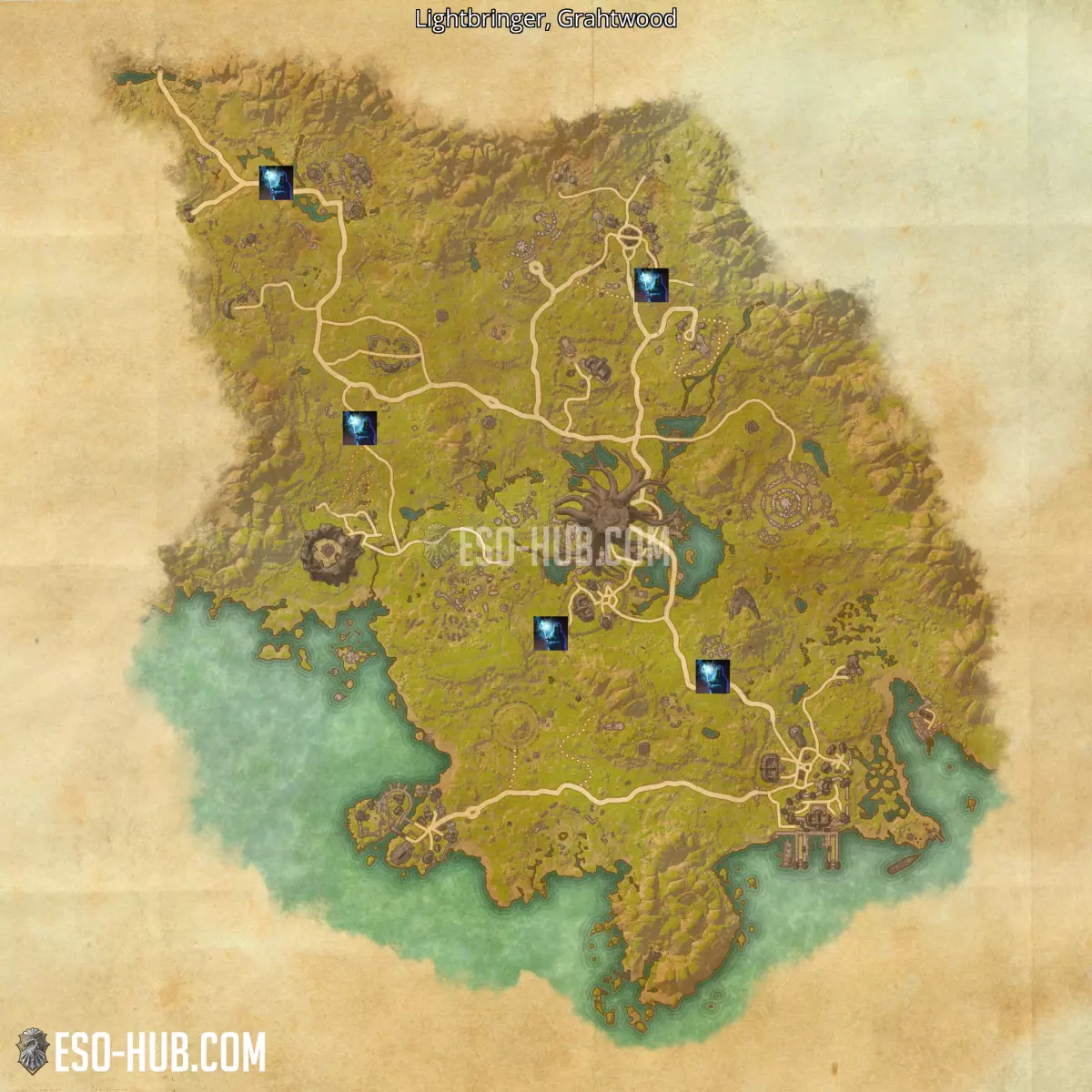 Lightbringer in Grahtwood map