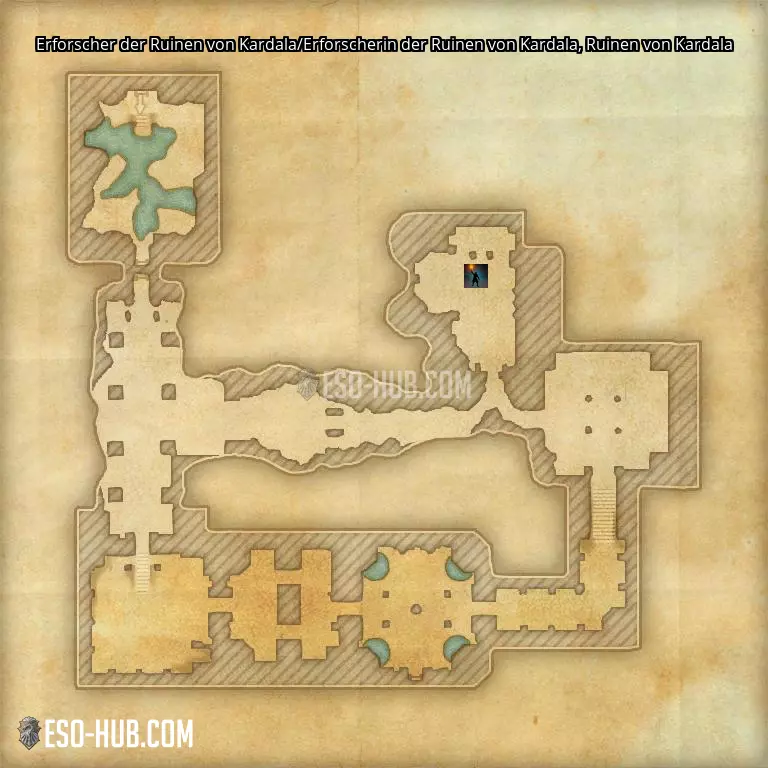 Erforscher der Ruinen von Kardala/Erforscherin der Ruinen von Kardala in Ruinen von Kardala Karte
