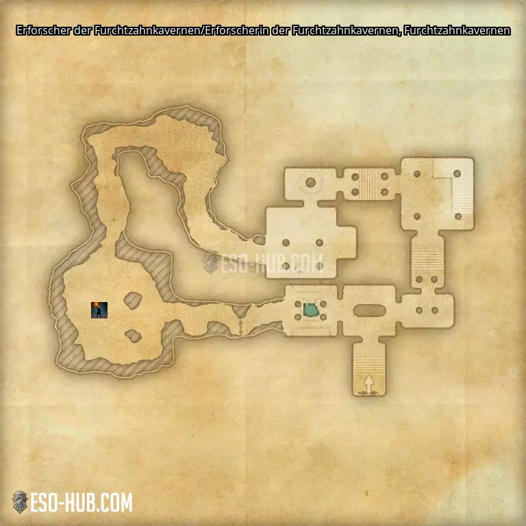 Erforscher der Furchtzahnkavernen/Erforscherin der Furchtzahnkavernen in Furchtzahnkavernen Karte
