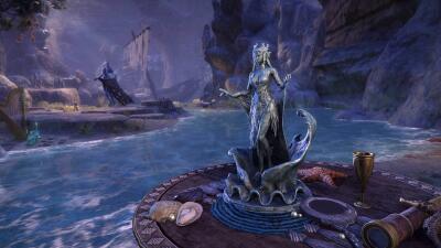 Statuette, néréïde, chanteuse aquatique icon