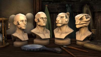 Tatouage visage ronces sauvages