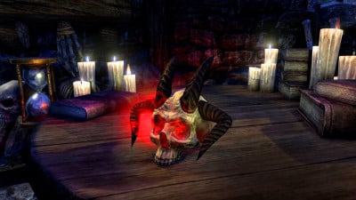 Decorative Hollowjack Daedra-Skull