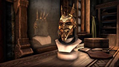 Dread-Etched Dragon Priest Mask