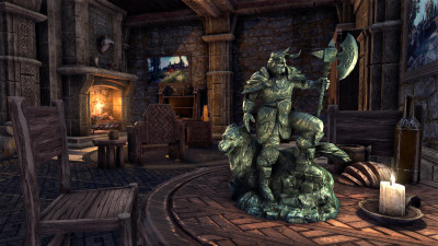 Statuette: Wolf and Warrior icon