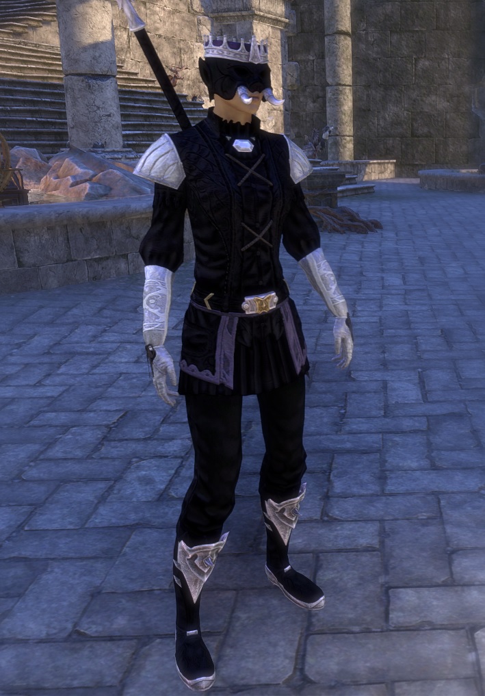 Regal Regalia Outfit obtained during the Jesters Festival Event in ESO