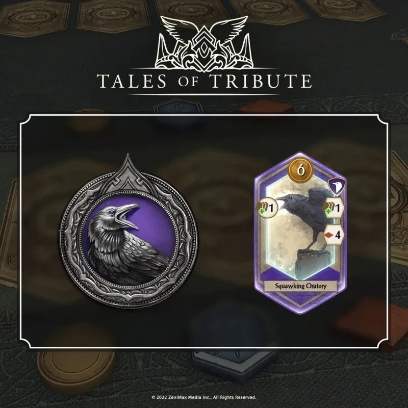 Duke of Crows Deck Patron Tales of Tribute Card Game ESO