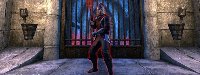 Prior Thierric Sarazen in Red Petal Bastion dungeon ESO