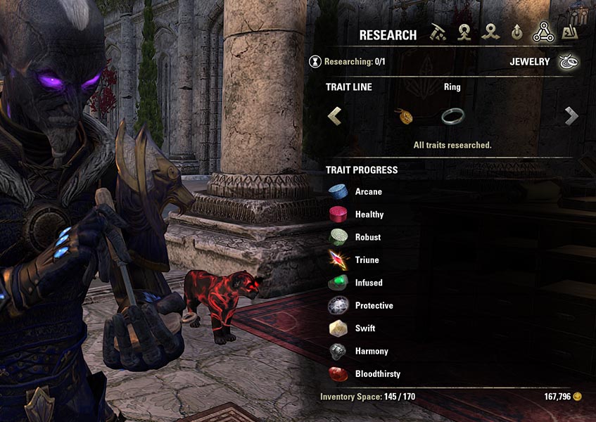 Research Trait Process Jewelry Crafting Guide ESO