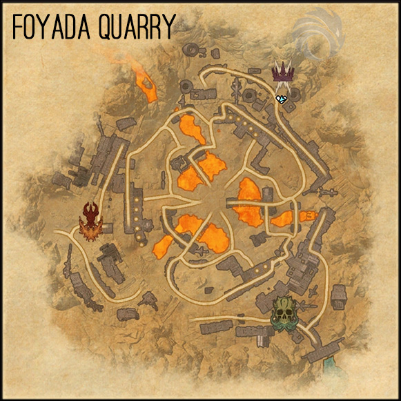 Foyada Quarry Battleground map in ESO
