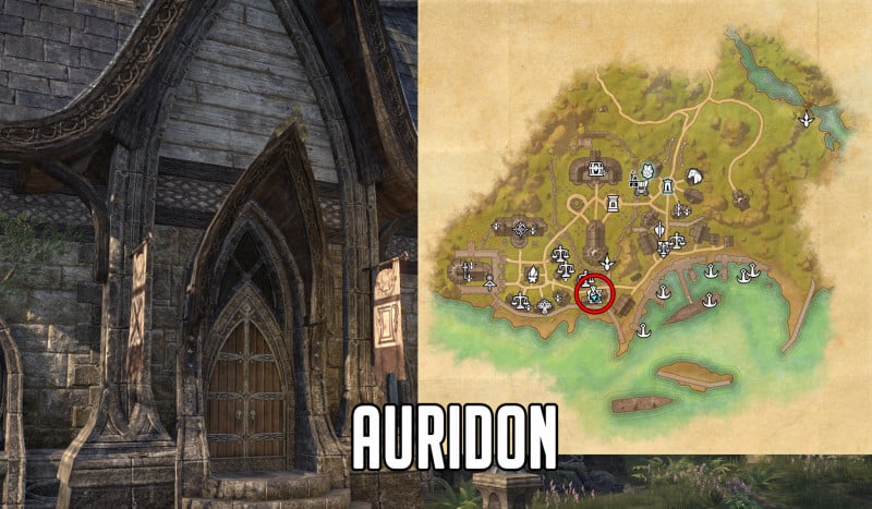 Auridon Vulkhel Guard tavern where you can find the Undaunted