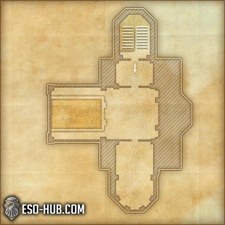 Red Petal Bastion Dungeon Map 4 ESO