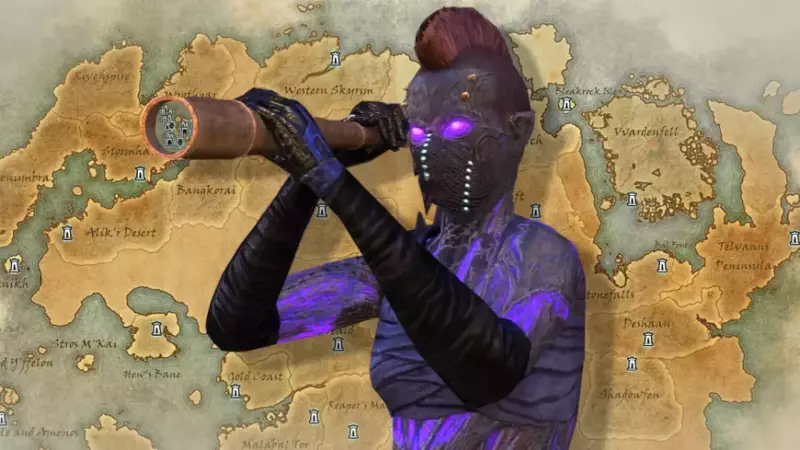 Cleaner Tamriel Map and Easier Navigation in ESO Update 45 Image