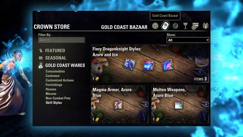 ESO Finally Brings Back Limited-Time Rewards With the Gold Coast Bazaar